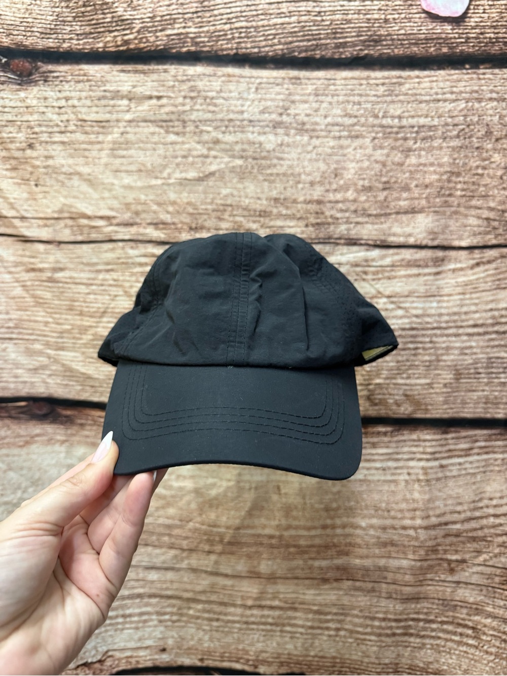 Black Running Hat